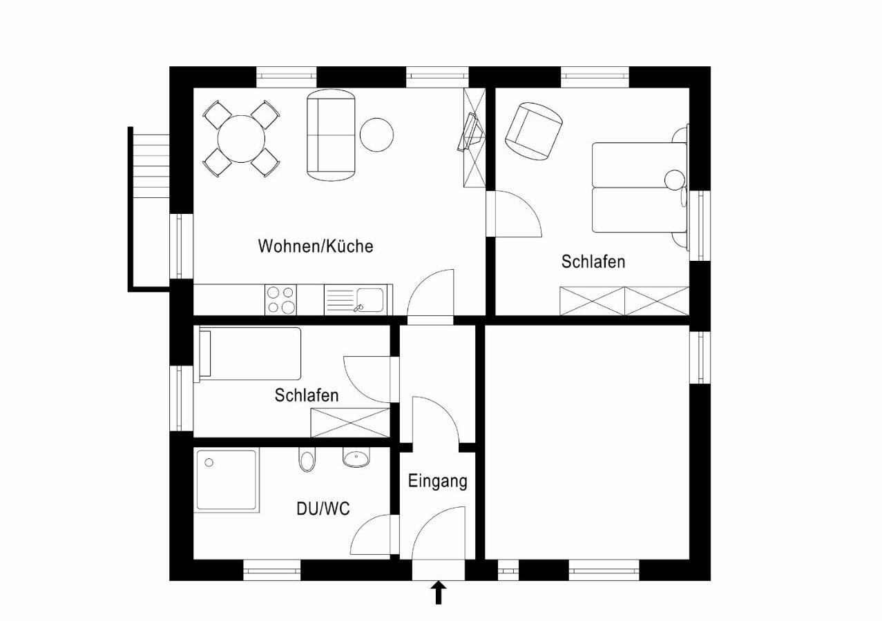 Tal-Residenz Whg 1 Apartment Bad Salzuflen Bagian luar foto